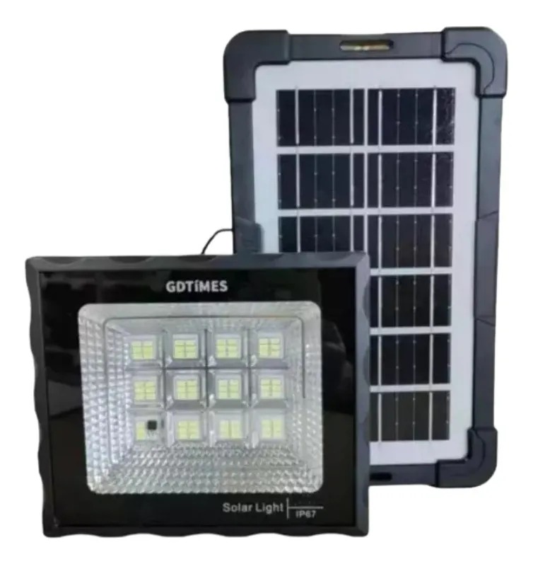 Miniatura 2 de Kit Lampara Exterior Reflector Solar Con